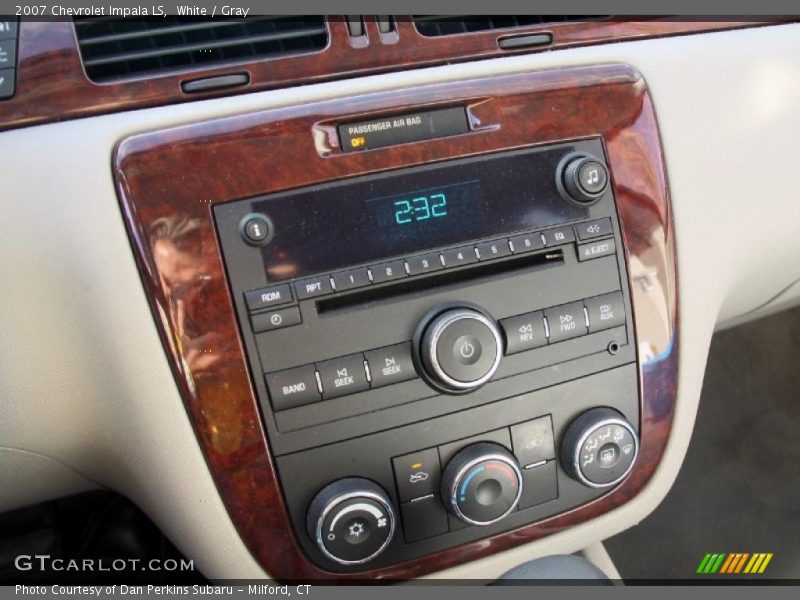 White / Gray 2007 Chevrolet Impala LS