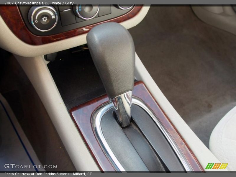 White / Gray 2007 Chevrolet Impala LS