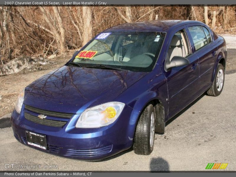 Laser Blue Metallic / Gray 2007 Chevrolet Cobalt LS Sedan