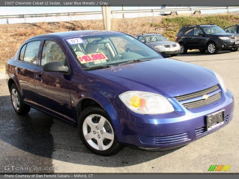 Laser Blue Metallic / Gray 2007 Chevrolet Cobalt LS Sedan