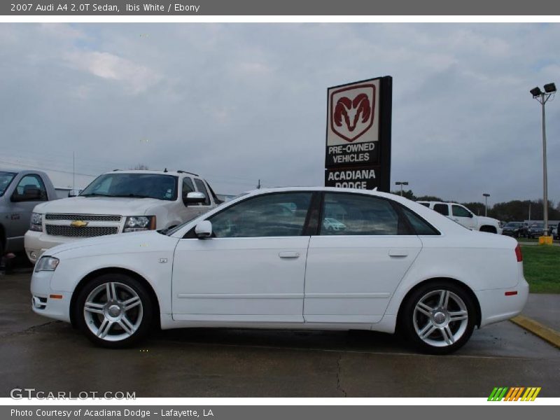 Ibis White / Ebony 2007 Audi A4 2.0T Sedan