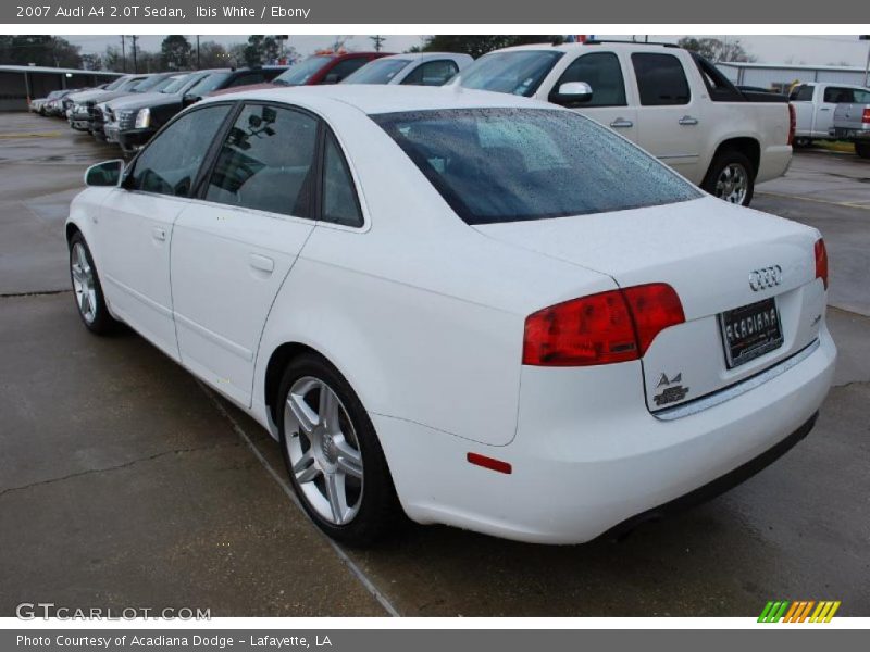 Ibis White / Ebony 2007 Audi A4 2.0T Sedan