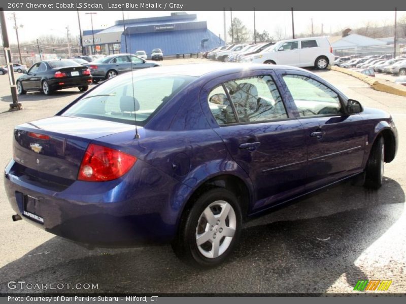 Laser Blue Metallic / Gray 2007 Chevrolet Cobalt LS Sedan