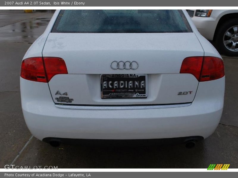 Ibis White / Ebony 2007 Audi A4 2.0T Sedan