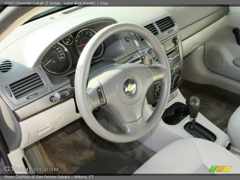 Laser Blue Metallic / Gray 2007 Chevrolet Cobalt LS Sedan