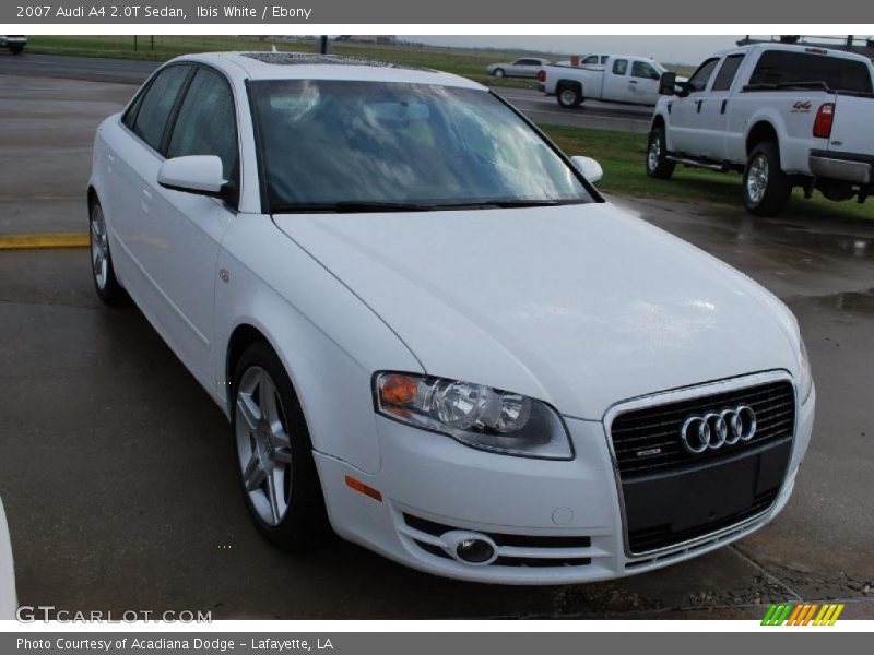Ibis White / Ebony 2007 Audi A4 2.0T Sedan