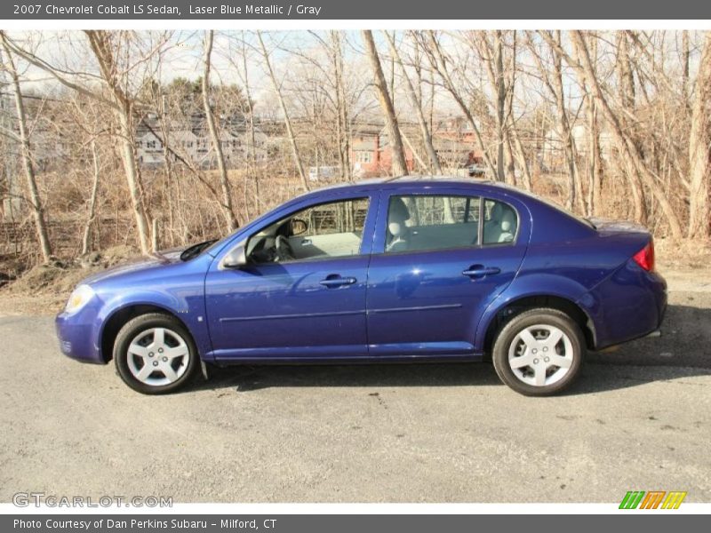 Laser Blue Metallic / Gray 2007 Chevrolet Cobalt LS Sedan