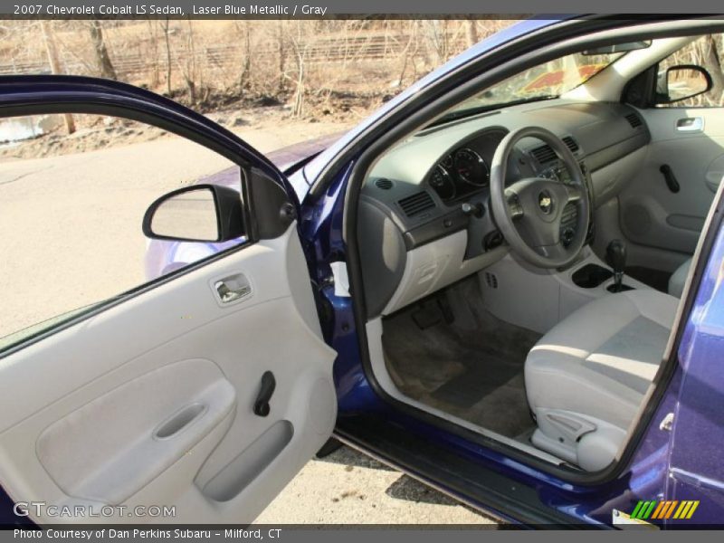 Laser Blue Metallic / Gray 2007 Chevrolet Cobalt LS Sedan