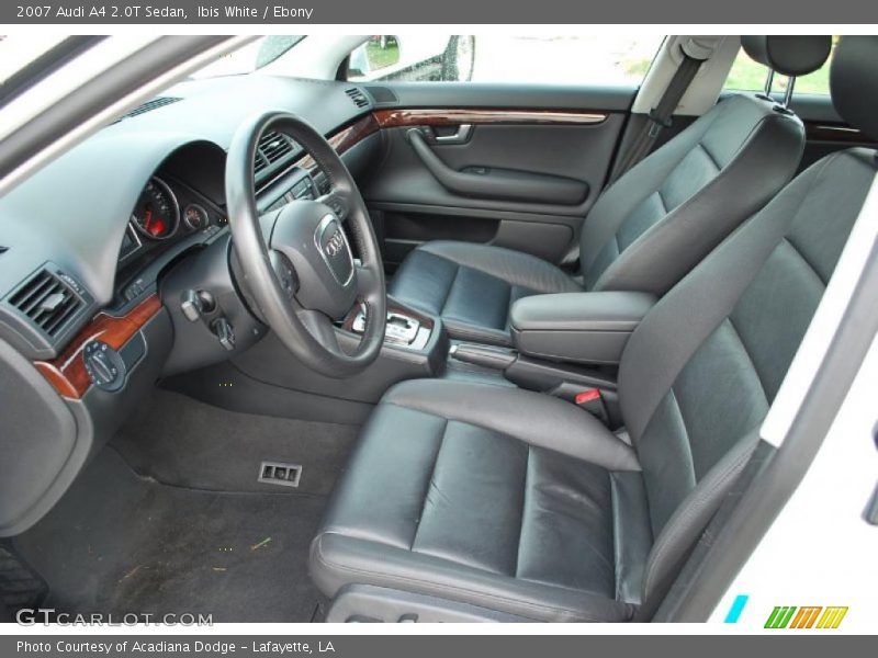 Ibis White / Ebony 2007 Audi A4 2.0T Sedan