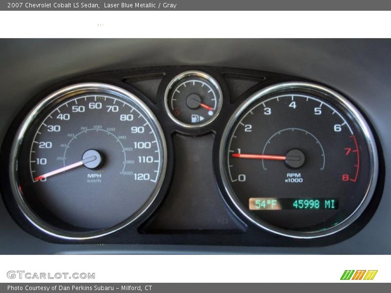 Laser Blue Metallic / Gray 2007 Chevrolet Cobalt LS Sedan