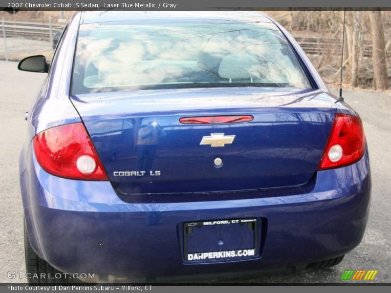 Laser Blue Metallic / Gray 2007 Chevrolet Cobalt LS Sedan