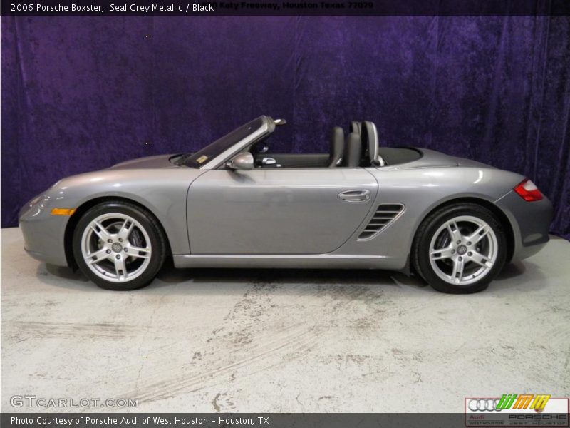 Seal Grey Metallic / Black 2006 Porsche Boxster