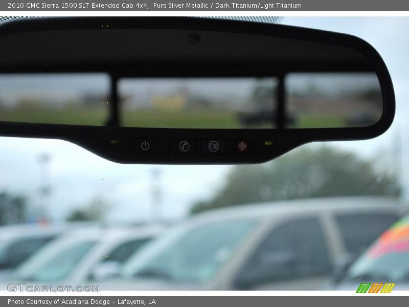 Pure Silver Metallic / Dark Titanium/Light Titanium 2010 GMC Sierra 1500 SLT Extended Cab 4x4