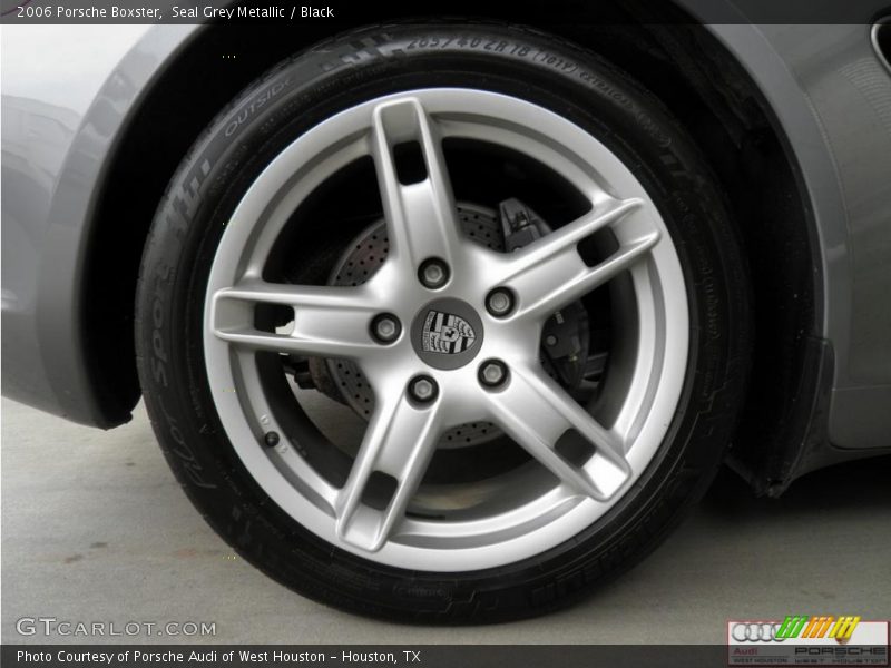 Seal Grey Metallic / Black 2006 Porsche Boxster