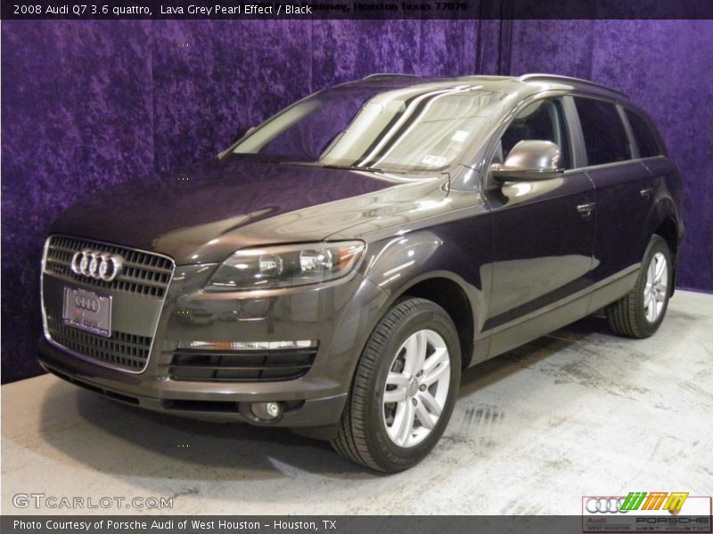 Lava Grey Pearl Effect / Black 2008 Audi Q7 3.6 quattro