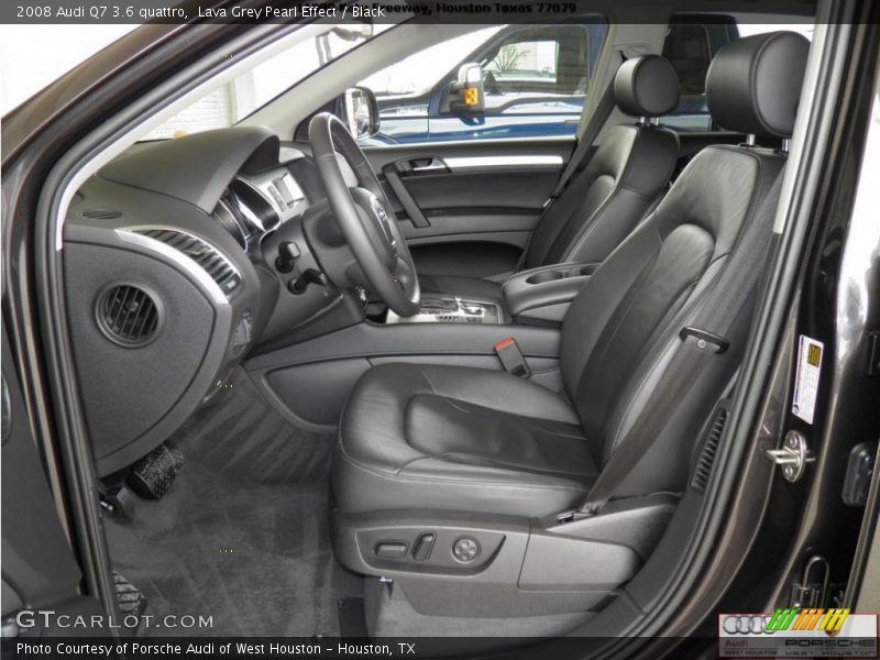 Lava Grey Pearl Effect / Black 2008 Audi Q7 3.6 quattro