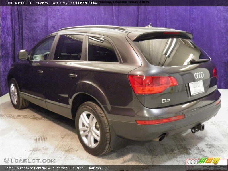 Lava Grey Pearl Effect / Black 2008 Audi Q7 3.6 quattro