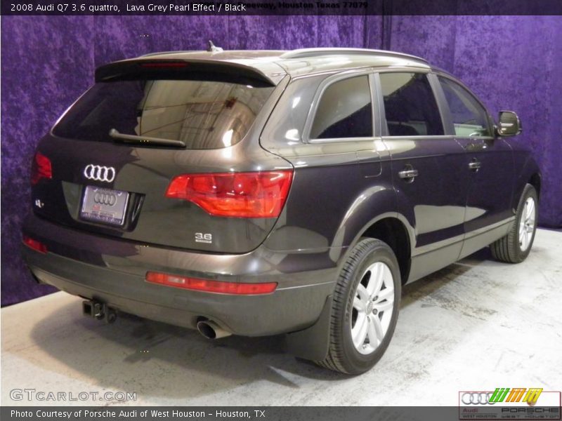 Lava Grey Pearl Effect / Black 2008 Audi Q7 3.6 quattro