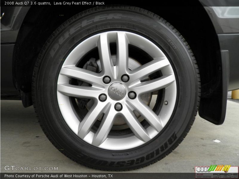 Lava Grey Pearl Effect / Black 2008 Audi Q7 3.6 quattro
