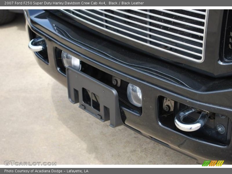 Black / Black Leather 2007 Ford F250 Super Duty Harley Davidson Crew Cab 4x4
