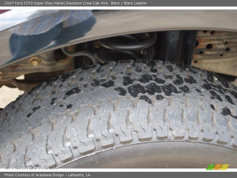 Black / Black Leather 2007 Ford F250 Super Duty Harley Davidson Crew Cab 4x4