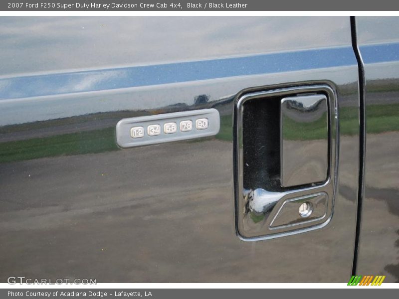 Black / Black Leather 2007 Ford F250 Super Duty Harley Davidson Crew Cab 4x4