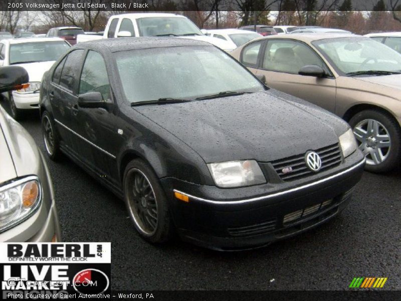 Black / Black 2005 Volkswagen Jetta GLI Sedan