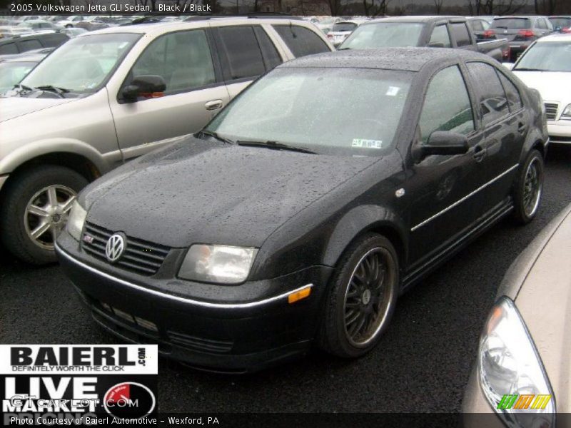 Black / Black 2005 Volkswagen Jetta GLI Sedan