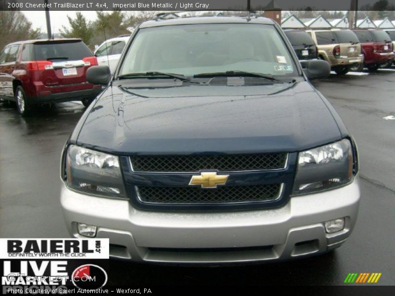 Imperial Blue Metallic / Light Gray 2008 Chevrolet TrailBlazer LT 4x4