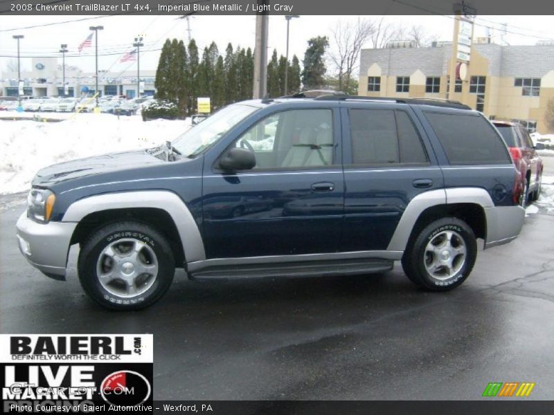 Imperial Blue Metallic / Light Gray 2008 Chevrolet TrailBlazer LT 4x4