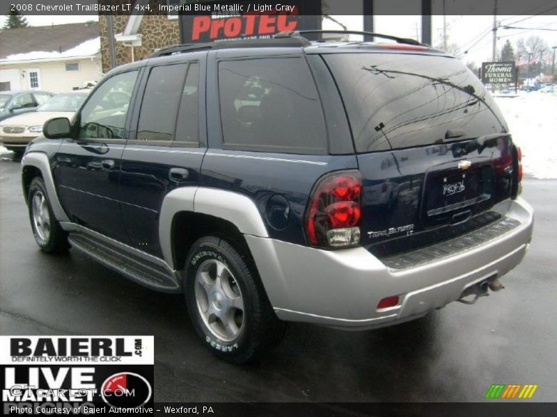Imperial Blue Metallic / Light Gray 2008 Chevrolet TrailBlazer LT 4x4