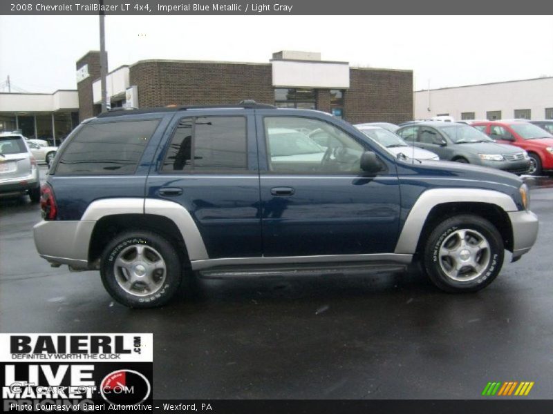 Imperial Blue Metallic / Light Gray 2008 Chevrolet TrailBlazer LT 4x4