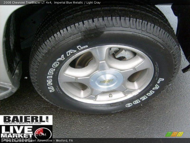 Imperial Blue Metallic / Light Gray 2008 Chevrolet TrailBlazer LT 4x4