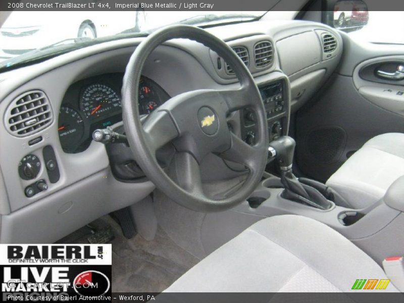Imperial Blue Metallic / Light Gray 2008 Chevrolet TrailBlazer LT 4x4