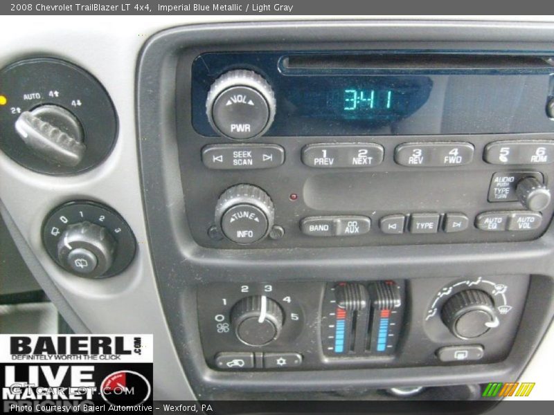 Imperial Blue Metallic / Light Gray 2008 Chevrolet TrailBlazer LT 4x4