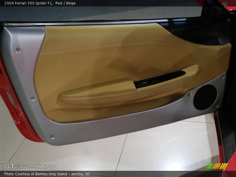 Red / Beige 2004 Ferrari 360 Spider F1
