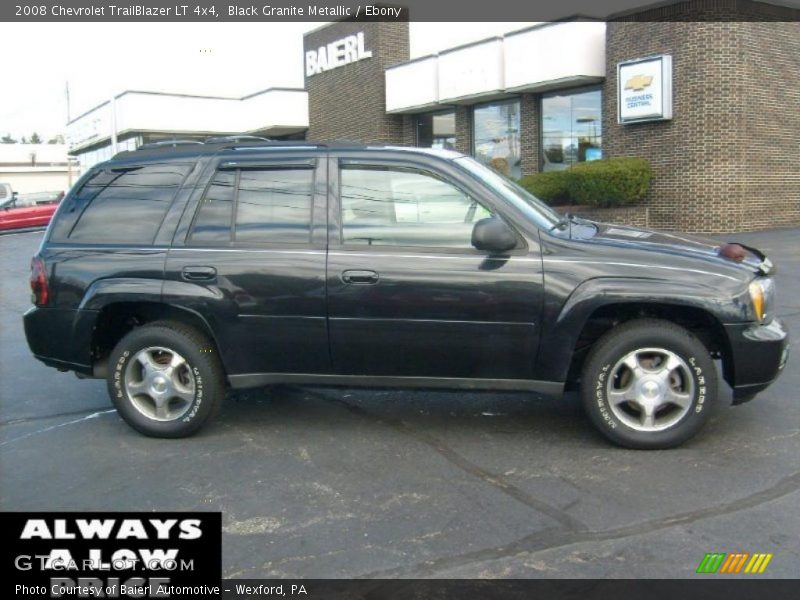 Black Granite Metallic / Ebony 2008 Chevrolet TrailBlazer LT 4x4