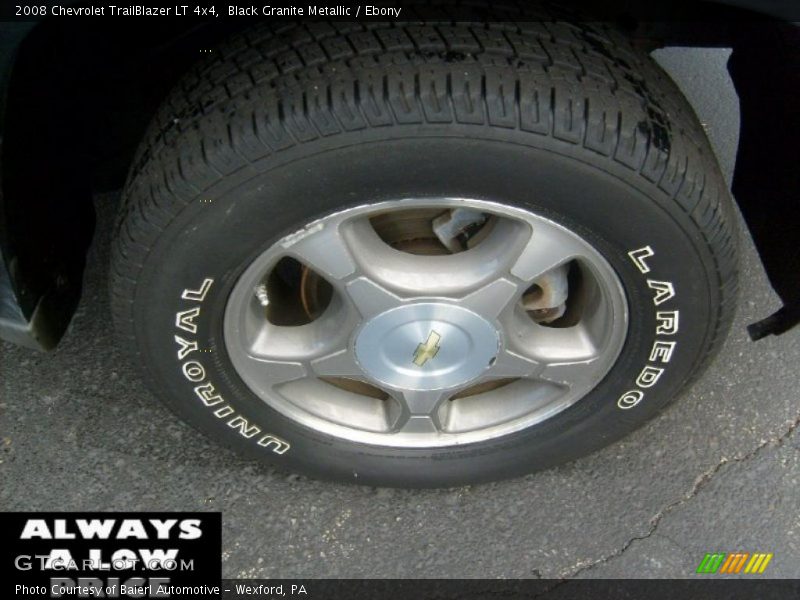 Black Granite Metallic / Ebony 2008 Chevrolet TrailBlazer LT 4x4