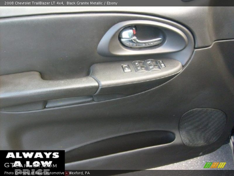 Black Granite Metallic / Ebony 2008 Chevrolet TrailBlazer LT 4x4