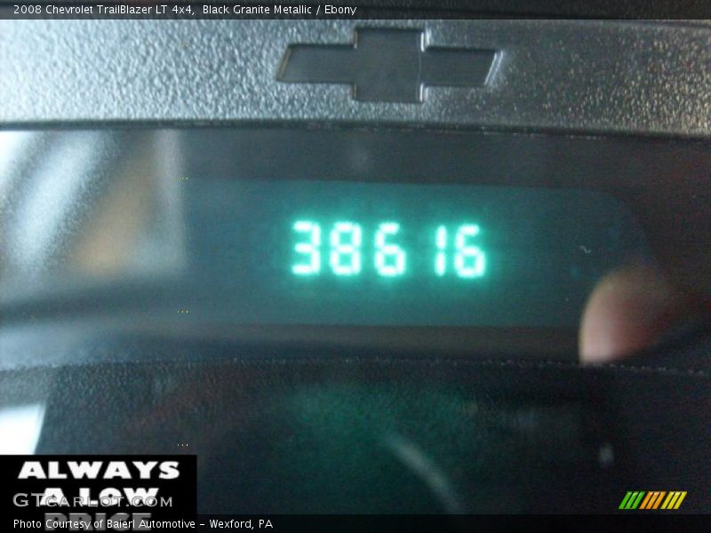 Black Granite Metallic / Ebony 2008 Chevrolet TrailBlazer LT 4x4