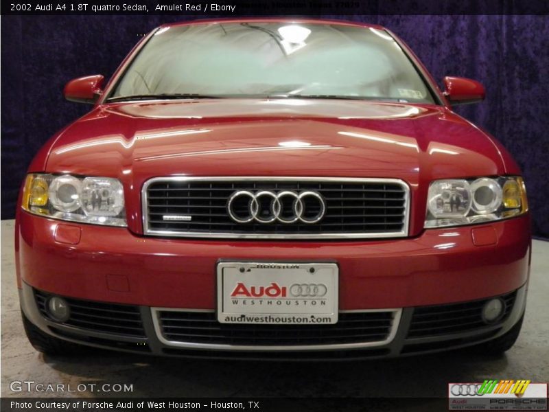 Amulet Red / Ebony 2002 Audi A4 1.8T quattro Sedan