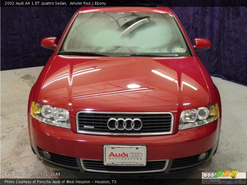 Amulet Red / Ebony 2002 Audi A4 1.8T quattro Sedan