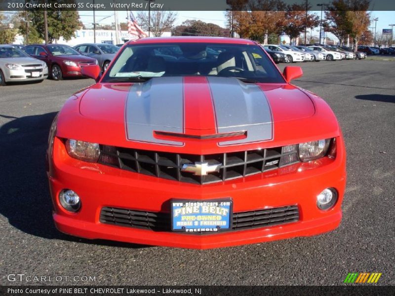 Victory Red / Gray 2010 Chevrolet Camaro SS Coupe