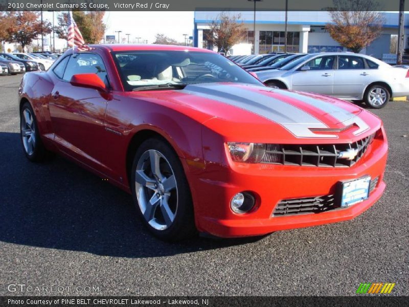 Victory Red / Gray 2010 Chevrolet Camaro SS Coupe