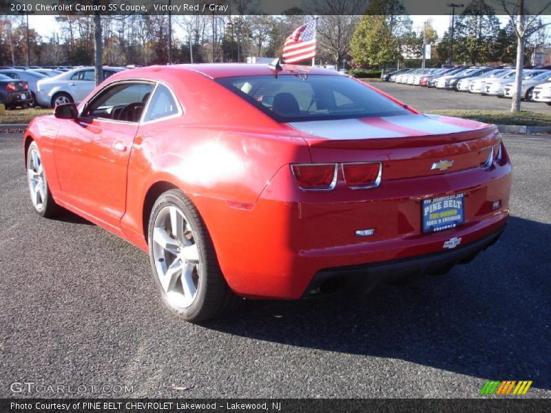 Victory Red / Gray 2010 Chevrolet Camaro SS Coupe