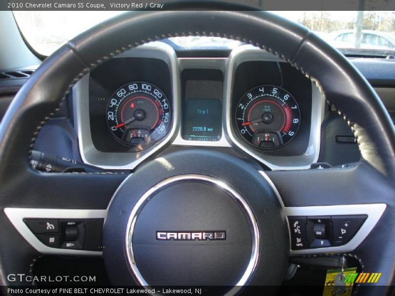 Victory Red / Gray 2010 Chevrolet Camaro SS Coupe