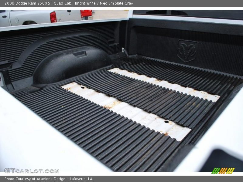 Bright White / Medium Slate Gray 2008 Dodge Ram 2500 ST Quad Cab