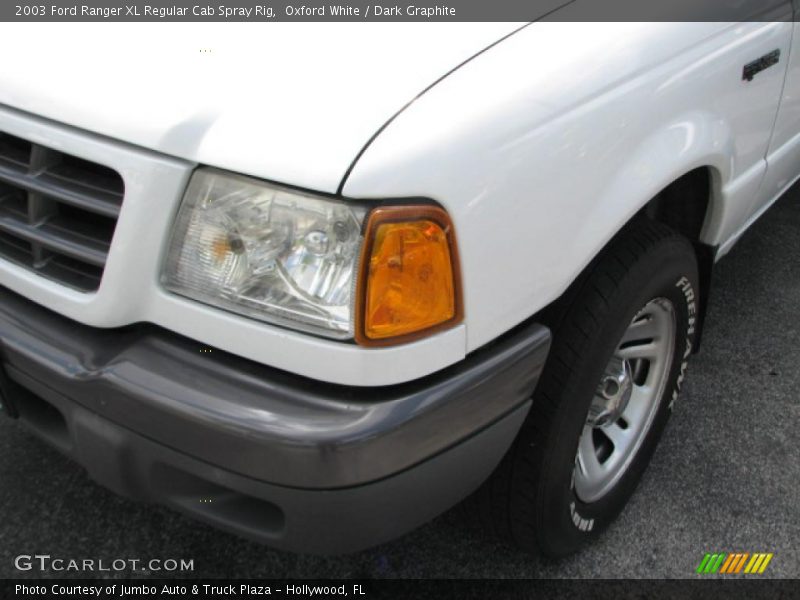 Oxford White / Dark Graphite 2003 Ford Ranger XL Regular Cab Spray Rig