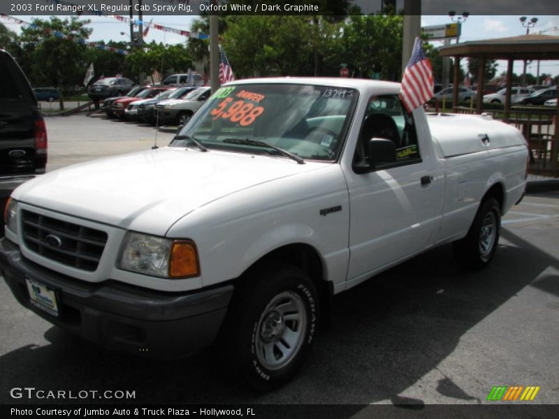 Front 3/4 View of 2003 Ranger XL Regular Cab Spray Rig