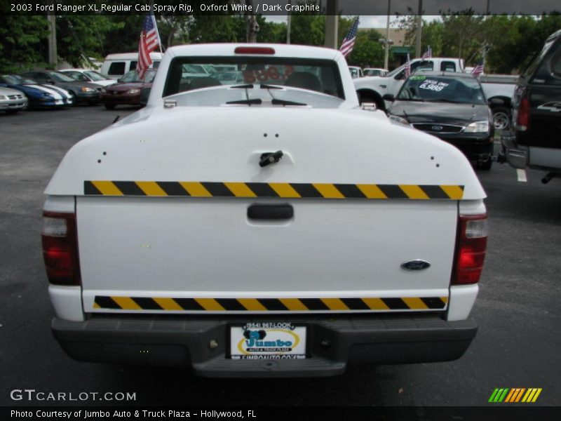 Oxford White / Dark Graphite 2003 Ford Ranger XL Regular Cab Spray Rig